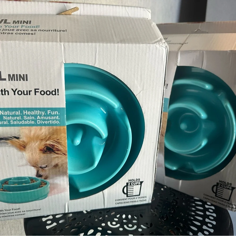 Non-Skid Dog Bowl by [Brand] - Green
